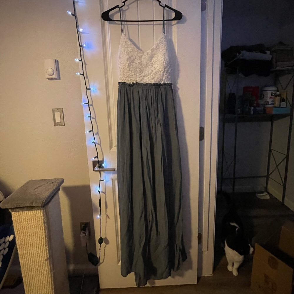 Spaghetti strap maxi dress